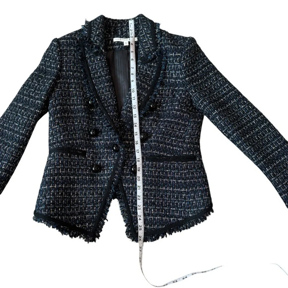 Veronica Beard Cooke Dicky Jacket in Navy. Size 6. - Picture 13 of 14